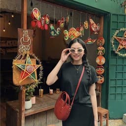 [size lớn] Lồng đèn trung thu gương kiếng thủ công truyền thống trang trí hình thỏ bướm cá 5