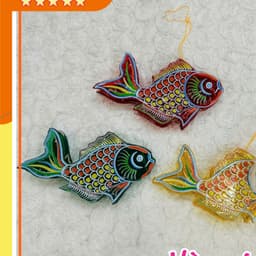 [size lớn] Lồng đèn trung thu gương kiếng thủ công truyền thống trang trí hình thỏ bướm cá 7