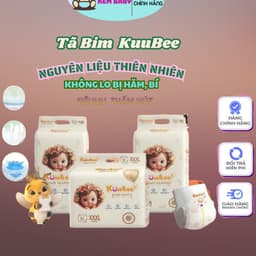 Bỉm KuuBee BaB Siêuu thấm Hút,Mỏng Nhẹ dành Cho Bé 1