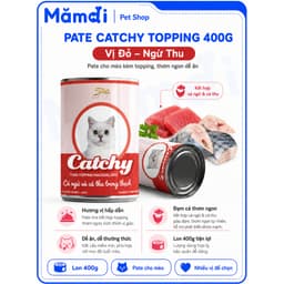 Thùng 24 Lon Pate Catchy 400g Cho Mèo | Pate Cá Ngừ Dạng Thạch Mềm Nhiều Vị 4