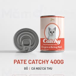 Thùng 24 Lon Pate Catchy 400g Cho Mèo | Pate Cá Ngừ Dạng Thạch Mềm Nhiều Vị 2