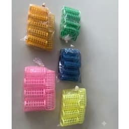 Bộ Lô Uốn Tóc Lưới Nhựa Cao Cấp MOLLYHAIR - Lô Uốn Tóc Xoăn Lạnh, Dụng Cụ Làm Tóc Chuyên Nghiệp Cho Salon Bịch/10 cái 1
