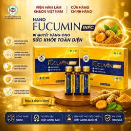 Nano Fucumin INPC - Hỗ trợ bệnh lý dạ dày tá tràng, phòng ung bướu phục hồi sức khỏe đẹp da -Viện Hàn Lâm KH&CN Việt Nam 1