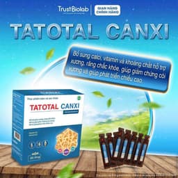 [CHÍNH HÃNG - HỘP 20 ỐNG] TATOTAL CANXI TrustBiolab – bổ sung calci, vitamin D3 K2 hỗ trợ chắc xương 6