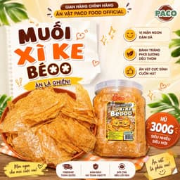 BÁNH TRÁNG XÌ KE BÉO PACO FOOD– BÁNH TRÁNG MUỐI TÔM VỊ BÉO NHẸ ĂN LÀ CUỐN 1