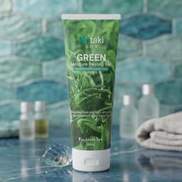 Gel Tẩy Tế Bào Chết Nataki MOLLYHAIR Green Moisture Peeling Gel - Chiết Xuất Trà Xanh, Dưỡng Ẩm Sâu & Làm Sáng Da 200ml 3