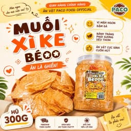 bánh tráng muối xì ke béooo Paco Food một phiên bản mới của bánh tráng muối xì ke hot hit nhưng lạ và cuốn 1