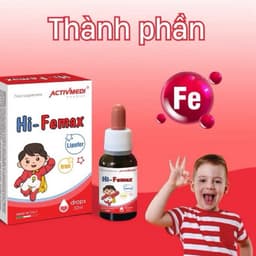 Siro Sắt Nhỏ Giọt Hi FeMax Bổ Sung Hỗ Trợ Tái Tạo Hồng Cầu Cho Trẻ Thiếu Máu 30ml 2