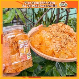 Bánh Tráng Đậm Vị Hành Phi Chà Bông PACO Food | Bánh Tráng Trộn Dẻo Dai Tỏi Phi Thơm Ngon | Ăn Vặt Đậm Đà Cực Cuốn 6