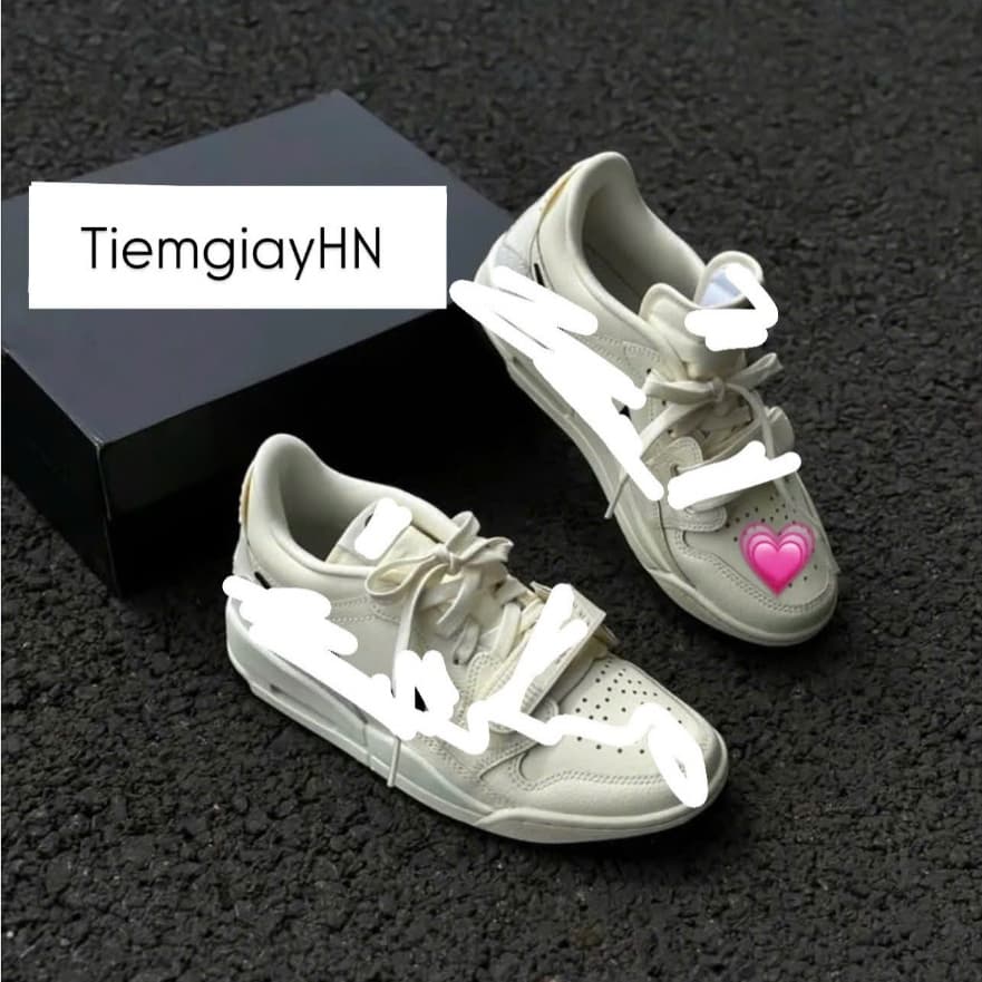[HOẢ TỐC_FULLBOX] Giày Thể Thao quai dán Le.ga.cy 3.2.1 màu trắng kem nam nữ, giày sneaker basic phong cách thời trang