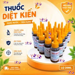 [10 LỌ] Thuôc Diệt Kiến Gián Sinh Học Hàng Việt Nam Chất Lượng Cao Lọ 10ml, An Toàn Tuyệt Đối 1