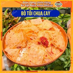 combo 2 hủ bánh tráng bò tỏi chua cay Paco Food -món ăn vặt quốc dân càng ăn càng dính 5