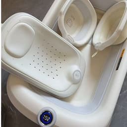 Chậu tắm xếp gọn cho bé Babypods, nhựa nguyên sinh cao cấp, có đồng hồ cảm biến đo nhiệt độ nước 9