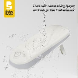Giá đỡ tắm cho bé xếp gọn Babypods, tùy chỉnh độ cao, chống trượt hiệu quả, nhựa nguyên sinh cao cấp 3