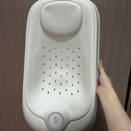 Giá đỡ tắm cho bé xếp gọn Babypods, tùy chỉnh độ cao, chống trượt hiệu quả, nhựa nguyên sinh cao cấp 6