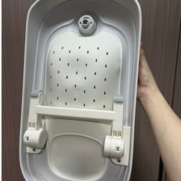 Giá đỡ tắm cho bé xếp gọn Babypods, tùy chỉnh độ cao, chống trượt hiệu quả, nhựa nguyên sinh cao cấp 7