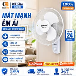 Quạt treo tường 1 dây yanfan t301 36W B3 30cm, 3 tốc độ gió mạnh tiết kiệm đIện bảo hành 36 tháng 1