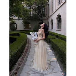 ĐẦM 2S COSET CÚP CHARM NGỰC XOẮN EO CV DÀI LINLUXE 2