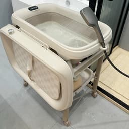 Bàn thay tã kết hợp bồn tắm di động xếp gọn Babypods 2in1 mẫu Yunchu, tùy chỉnh độ cao, báo nhiệt độ nước 8