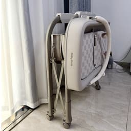 Bàn thay tã kết hợp bồn tắm di động xếp gọn Babypods 2in1 mẫu Yunchu, tùy chỉnh độ cao, báo nhiệt độ nước 9