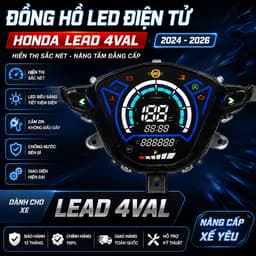Đồng Hồ Điện Tử Full LED Lead 4Val 2024 2025 2026 Mới Đồng Hồ Táp Lô 1