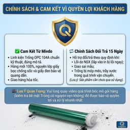 Drum Máy In Laser HP 104A W1104A Dùng Cho HP Neverstop 1000A 1000W 1200A 1200W OPC Sắc Nét 7