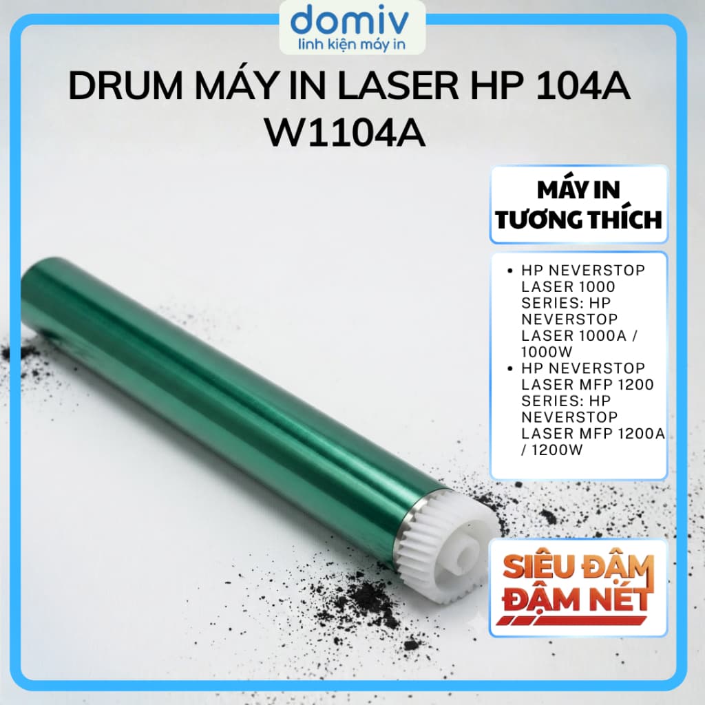Drum Máy In Laser HP 104A W1104A Dùng Cho HP Neverstop 1000A 1000W 1200A 1200W OPC Sắc Nét