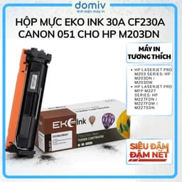Hộp Mực Eko Ink 30A CF230A Canon 051 Cho HP M203DN M227FDW Bản In Sắc Nét Ổn Định Dễ Lắp 1