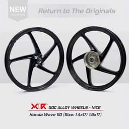 Mâm Nice X1R Wave 110 Fuled Wave i125 Trước Đĩa Sau Đùm 1.4x17 1.6x17 3