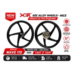 Mâm Nice X1R Wave 110 Fuled Wave i125 Trước Đĩa Sau Đùm 1.4x17 1.6x17 2