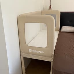 [CHIỀU DÀI 1.5M] Giường cũi, giường trẻ em Babypods, sofa ghép cạnh giường ba mẹ (tùy chỉnh độ cao 11 mức, xếp gọn) 8