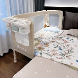 [CHIỀU DÀI 1.5M] Giường cũi, giường trẻ em Babypods, sofa ghép cạnh giường ba mẹ (tùy chỉnh độ cao 11 mức, xếp gọn) 4