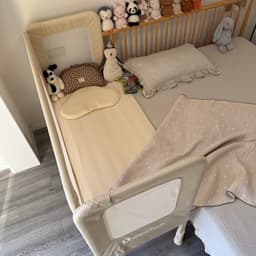 [CHIỀU DÀI 1.5M] Giường cũi, giường trẻ em Babypods, sofa ghép cạnh giường ba mẹ (tùy chỉnh độ cao 11 mức, xếp gọn) 3
