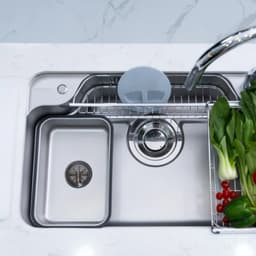 CHẬU RỬA BÁT 1 HỐ NOBINOX ARVO B180 4