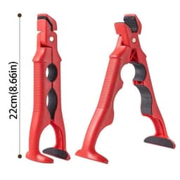 Kẹp đĩa bát chống nóng ALARION, Kẹp chống trượt 3in1 chống bỏng, Tay cầm silicon dày chịu nhiệt kẹp bát nóng gia đình 1
