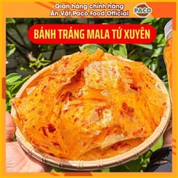 Bánh Tráng Mala Tứ Xuyên 300g Paco Food – Cay Nồng Tê Tê, Giòn Rụm Ngon Khó Cưỡng 🌶️ 3