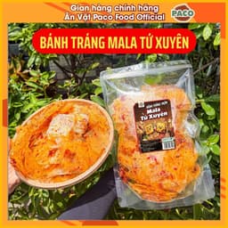 Bánh Tráng Trộn Mala Tứ Xuyên Paco Food 300g – Cay Nồng Tê Tê, Thơm Nồng Gia Vị, Ăn Vặt Cực Cuốn 5