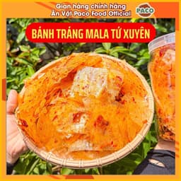 Bánh Tráng Trộn Mala Tứ Xuyên Paco Food 300g – Cay Nồng Tê Tê, Thơm Nồng Gia Vị, Ăn Vặt Cực Cuốn 2