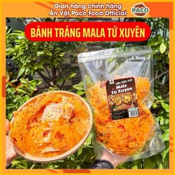 Bánh Tráng Trộn Mala Tứ Xuyên Paco Food 300g – Cay Nồng Tê Tê, Thơm Nồng Gia Vị, Ăn Vặt Cực Cuốn 4