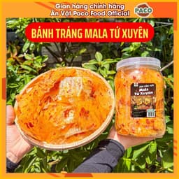 Bánh Tráng Trộn Mala Tứ Xuyên Paco Food 300g – Cay Nồng Tê Tê, Thơm Nồng Gia Vị, Ăn Vặt Cực Cuốn 7