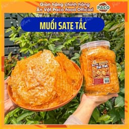 Bánh Tráng Muối Sate Tỏi Tắc Paco 300G – Bánh Tráng Trộn Muối Tôm Cay Chua Đậm Vị, Món Ăn Vặt Gen Z 5