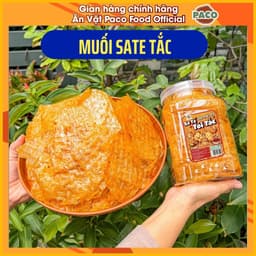 Bánh Tráng Muối Sate Tỏi Tắc Paco 300G – Bánh Tráng Trộn Muối Tôm Cay Chua Đậm Vị, Món Ăn Vặt Gen Z 3
