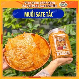 Bánh Tráng Muối Sate Tỏi Tắc Paco 300G – Bánh Tráng Trộn Muối Tôm Cay Chua Đậm Vị, Món Ăn Vặt Gen Z 4