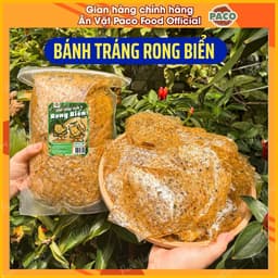 Bánh Tráng Rong Biển PACO 300g – Bánh Tráng Trộn Rong Biển Sấy Hành Phi Tỏi – Gia Vị Độc Quyền Nhà Paco Ăn Vặt Cực Cuốn 3