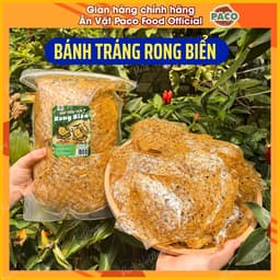 Bánh Tráng Rong Biển PACO 300g – Bánh Tráng Trộn Rong Biển Sấy Hành Phi Tỏi – Gia Vị Độc Quyền Nhà Paco Ăn Vặt Cực Cuốn 2