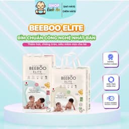 Bỉm Beeboo Elite Tinh Chất Sáp Ong Trắng,Kháng Khuẩn Siêu mềm mịn cho Pé yêu 1