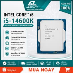 CPU Intel Core i5 14600K Tray | 14 nhân 20 luồng, Upto 5.3 Ghz, Mới BH 36T 1