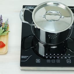 Bếp Từ Đơn Chef's EH IH2000A Chính Hãng 2000W Mặt Kính Ceramic E.G.O Hẹn Giờ Khóa Trẻ Em 7 Chế Độ Nấu Nhỏ Gọn Tiện Lợi 4