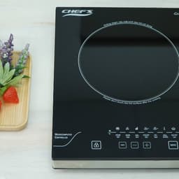 Bếp Từ Đơn Chef's EH IH2000A Chính Hãng 2000W Mặt Kính Ceramic E.G.O Hẹn Giờ Khóa Trẻ Em 7 Chế Độ Nấu Nhỏ Gọn Tiện Lợi 2