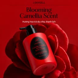 LOUVCELL Sữa dưỡng thể nước hoa hương hoa trà Camellia Essential Perfume Body Lotion 300ml 4